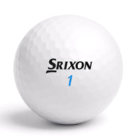 Srixon AD333 logotyp på golfboll – återvunnen premiumboll hos Plikt Golf