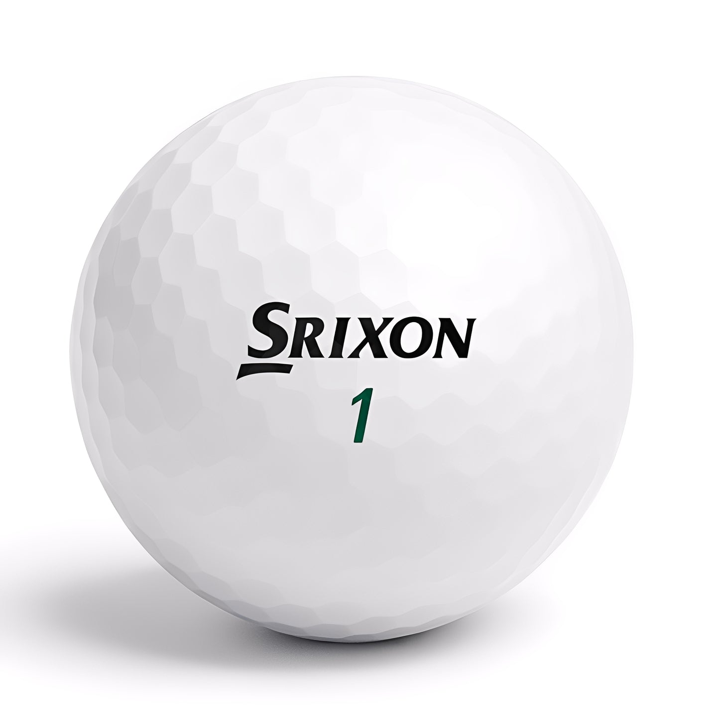 Närbild på Srixon Soft Feel golfboll med logga