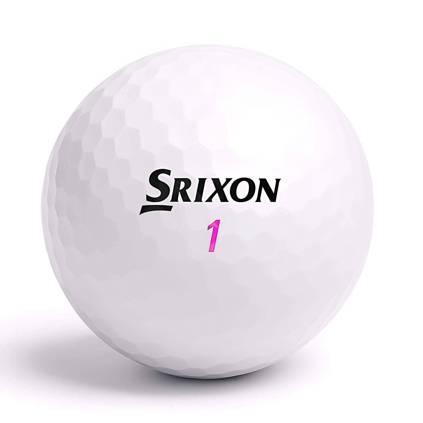 Närbild på Srixon Soft Feel Lady golfboll med logga