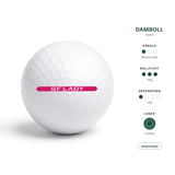Srixon Soft Feel Lady – egenskaper: damboll, mycket mjuk känsla, hög bollflykt, låg greenspinn, 2-delad, ionomerskal