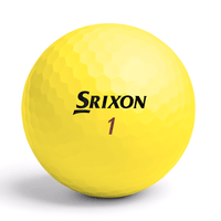 Srixon Z-Star XV Gul logotyp på golfboll – återvunnen Tour boll hos Plikt Golf