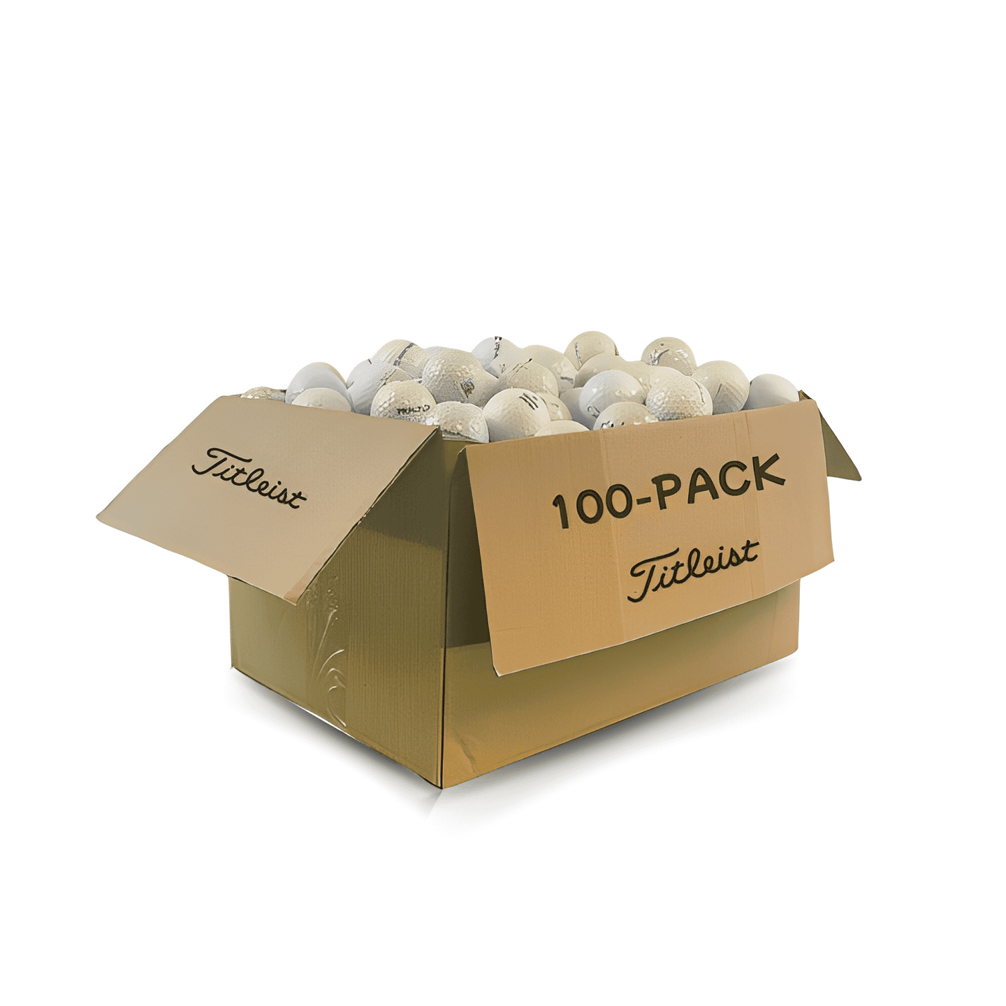 Titleist övningsbollar 100-pack med förpackning