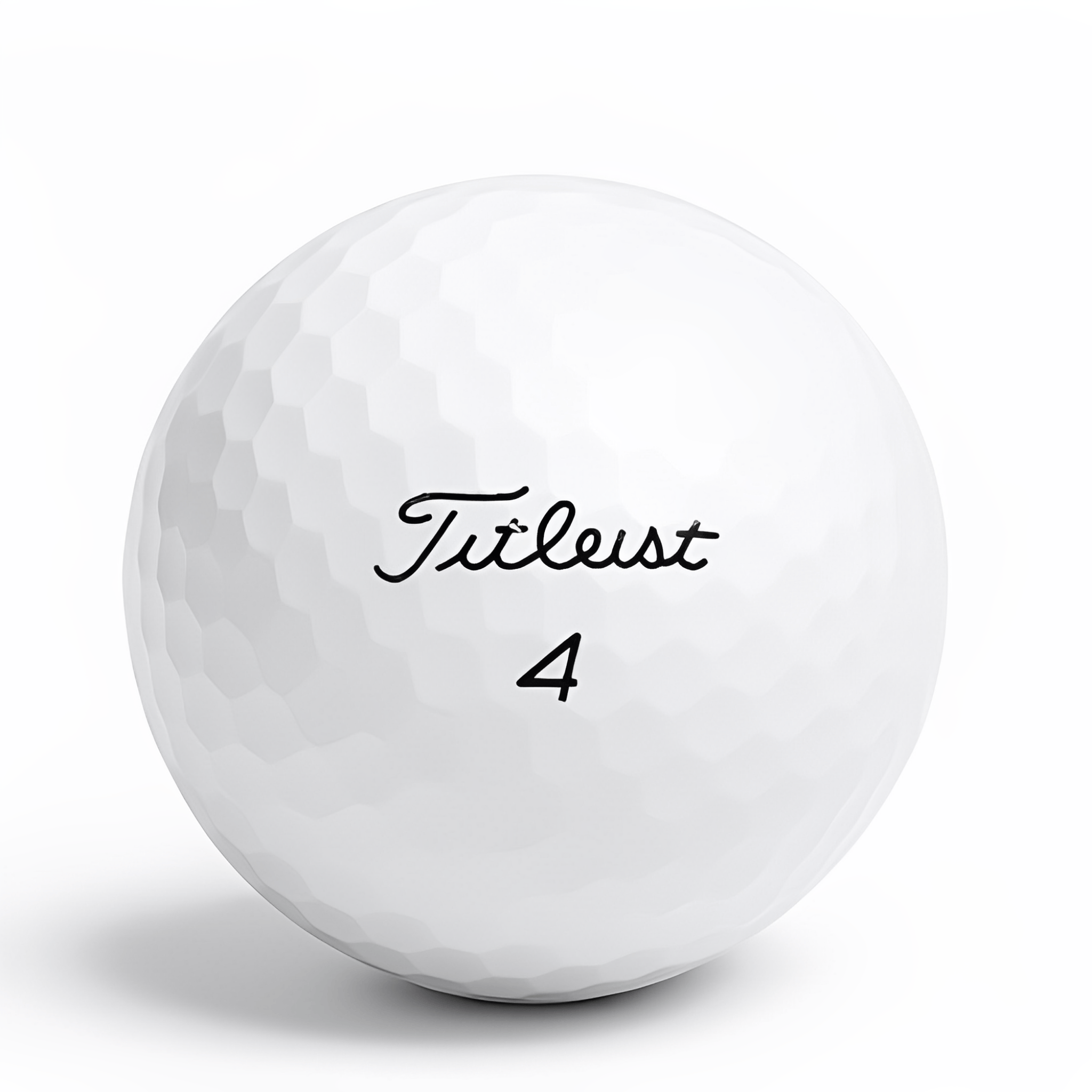 Titleist Pro V1 logotyp på golfboll – 2021/2022 årsmodell hos Plikt Golf