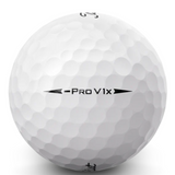 Titleist Pro V1x Left Dash logotyp på golfboll – återvunnen premiumboll från Plikt Golf