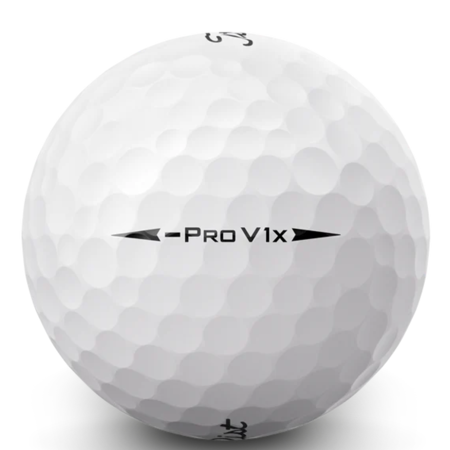 Titleist Pro V1x Left Dash logotyp på golfboll – återvunnen premiumboll från Plikt Golf