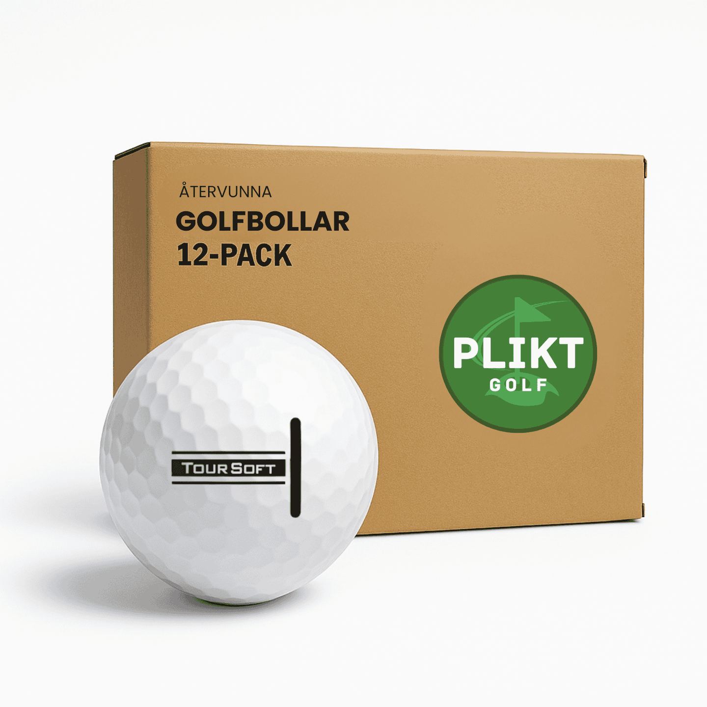 Titleist Tour Soft golfbollar 12-pack i förpackning