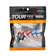 Tour Tee MINI – korta premiumpeggar för järnslag och fairwayklubbor hos Plikt Golf som påstår sig gå 12 yards längre