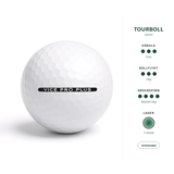 Vice Pro Plus – egenskaper: tourboll, fast känsla, hög bollflykt, mycket hög greenspinn, 4-delad, uretanskal